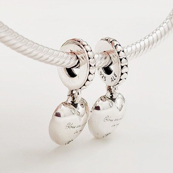 Pandora Mother & Daughter Hearts Dangle Charm - Picture 2 of 5